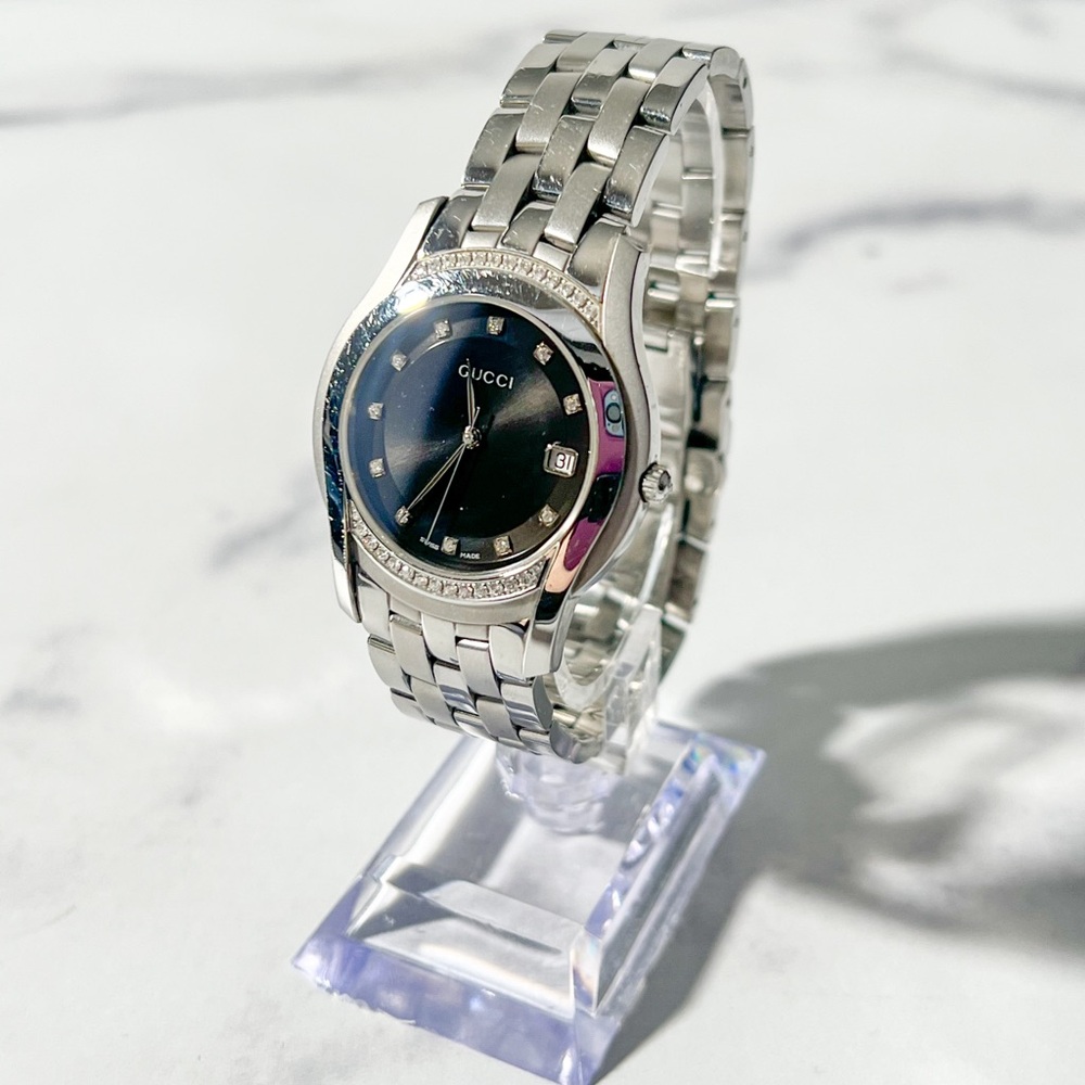 Vintage Gucci 5500 Diamond Men’s Watch ⭐️COA Included⭐️